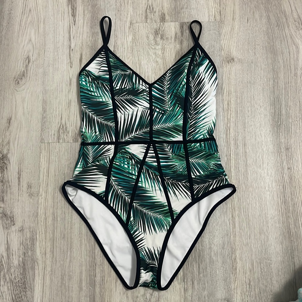 LA Hearts Palm Tree one piece swim